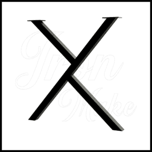 icona gambe x-irregolare