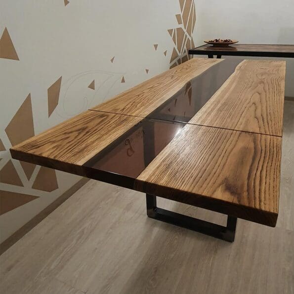 tavolo-in-resina caramel1