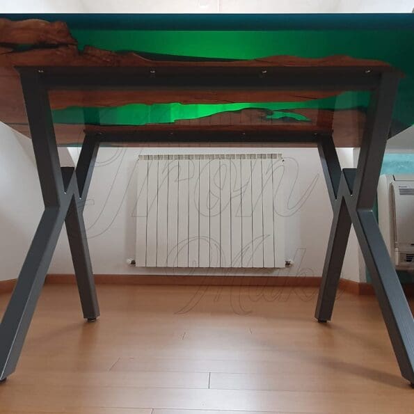 tavolo-in-resina green-flames12